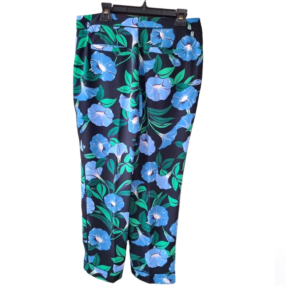 Ann Taylor Floral Lightweight Flowy Dress Pants - Picture 2 of 11